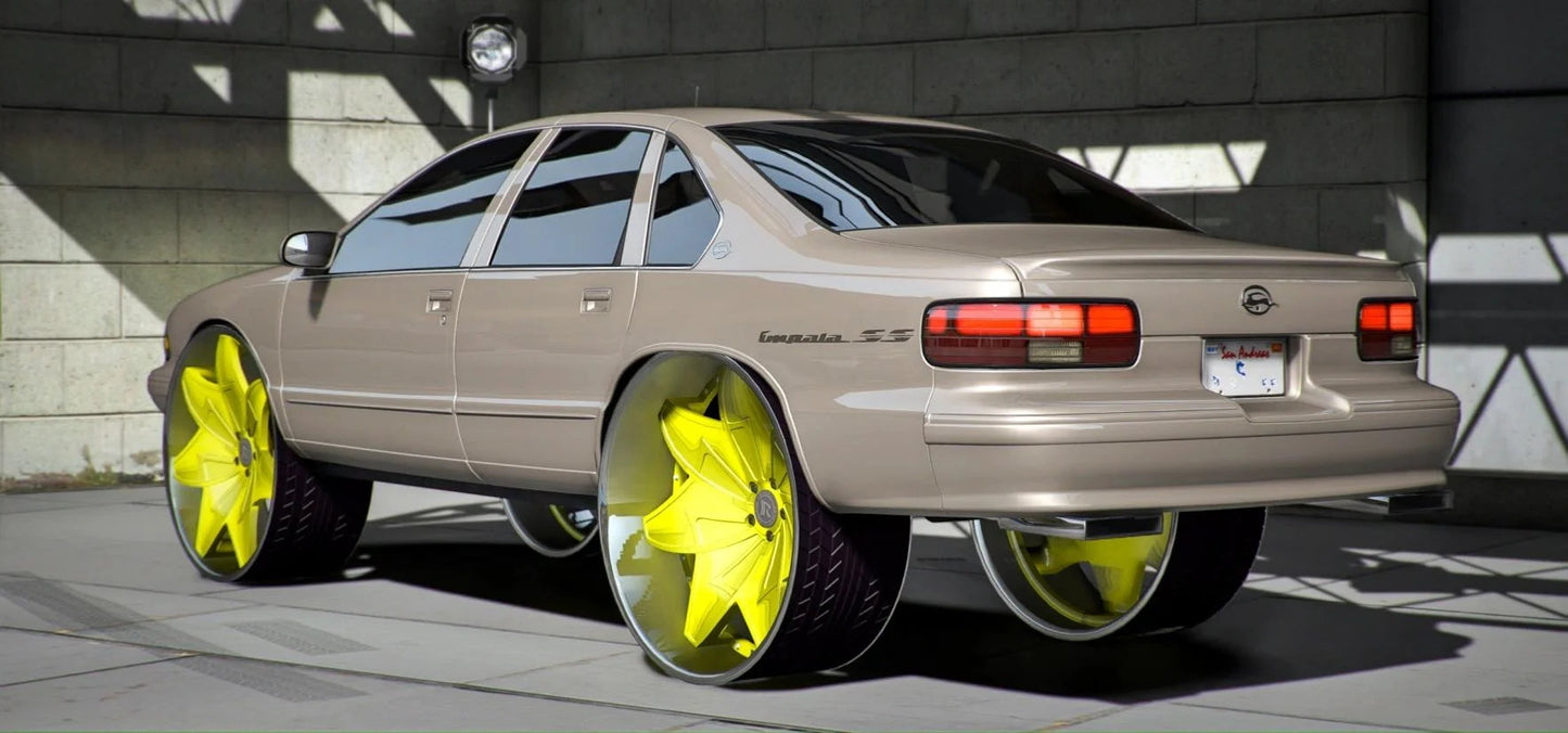 1996 Chevy Impala Glocks Donk | King Kurt