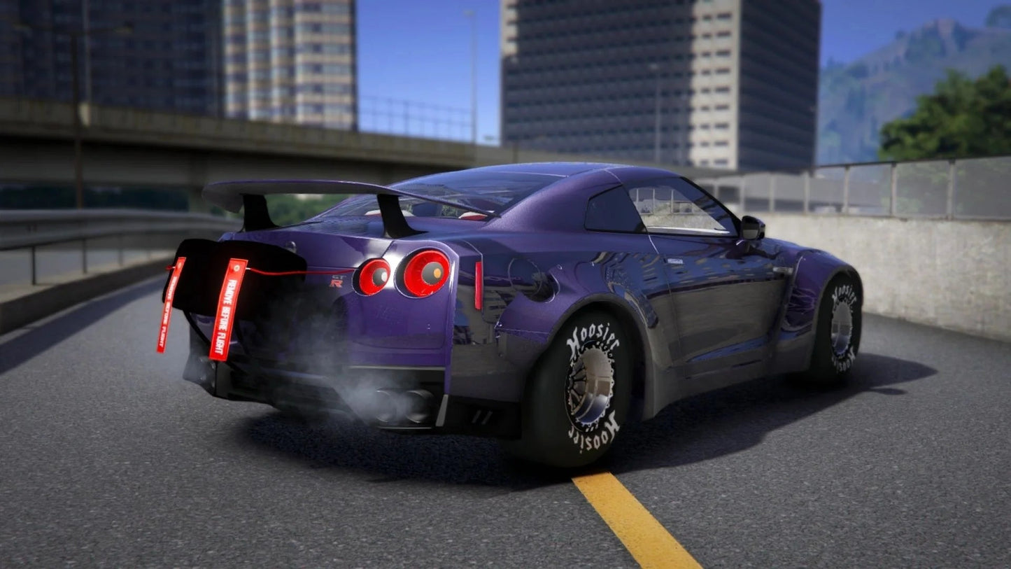 2017 Nissan GTR Twin Turbo Drag | Wafflez