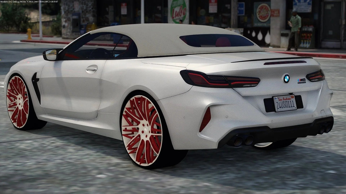 2020 BMW M8 Cabriolet on 26s Forgis (Convertible) | Nukem Customs