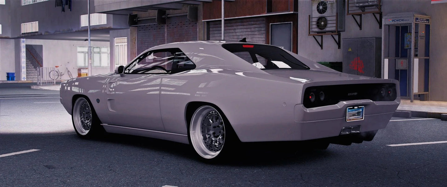 2022 Dodge Challenger Retro Mod (Animated Headlight Cover And 5 Seater) | Underground Customs