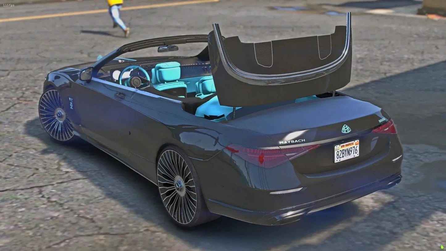 2024 Mercedes-Maybach S680 2 Door Convertible Tiffany Edition AutoRoof | Bleed
