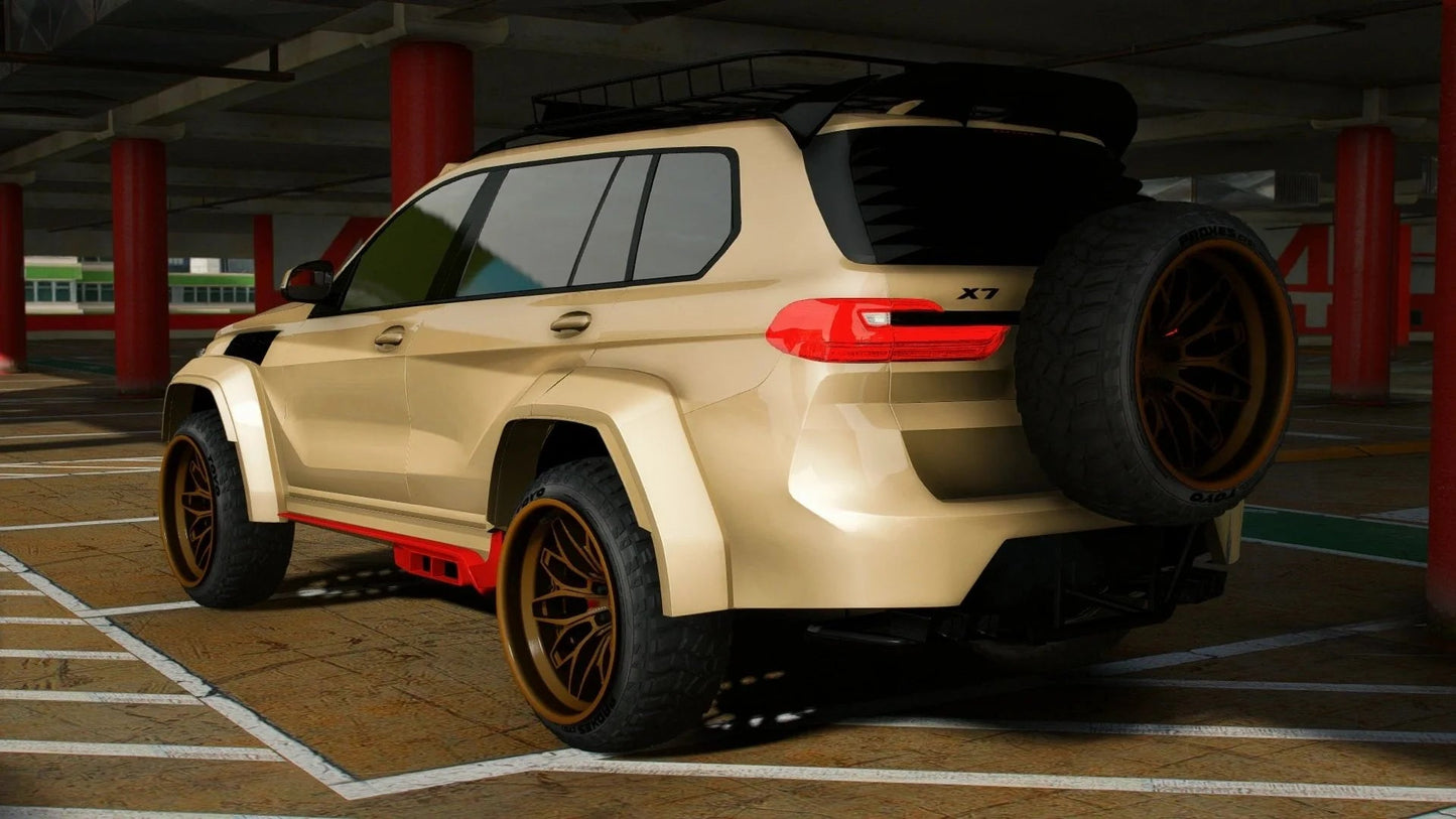 BMW X7 4x4 Widebody Custom | Wolf3D