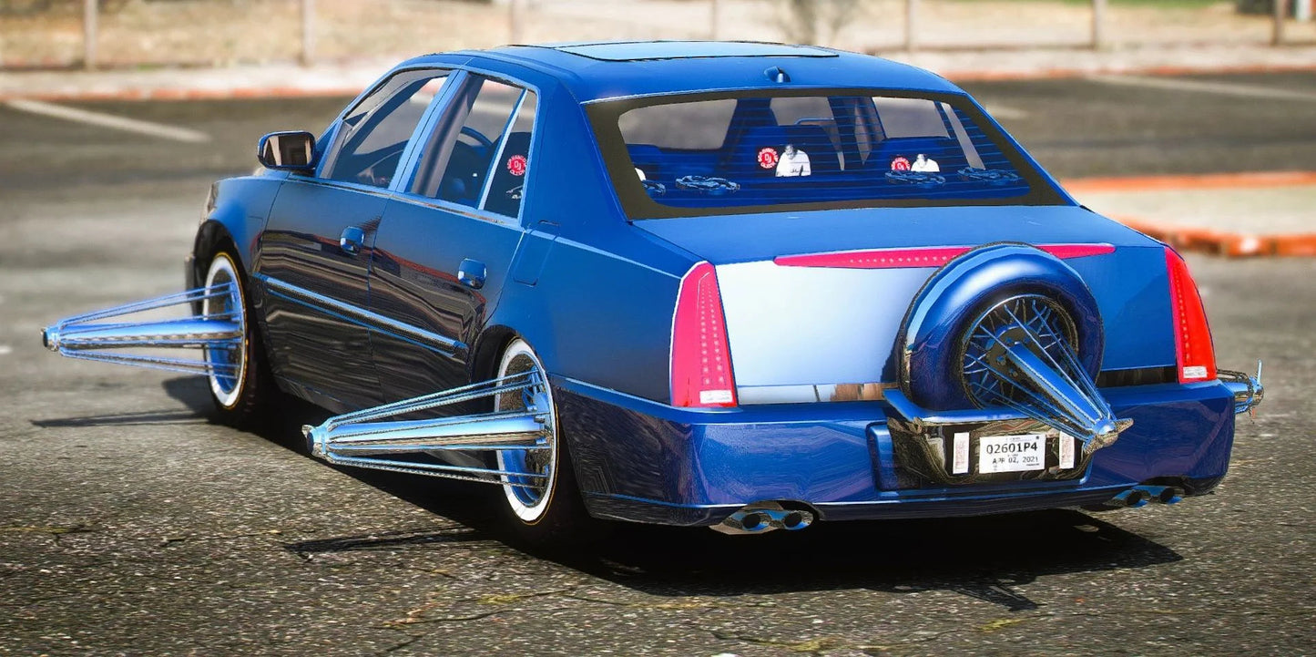 (Unbranded) 2007 Cadillac DTS Slab On Swangas | Slab Builds