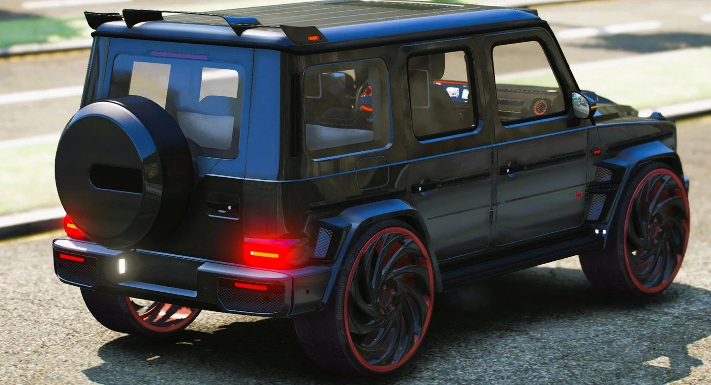 (Unbranded) 2017 Brabus G700 on 30" Amanis 6 Seater Slider (Armored ) | A1 Customs