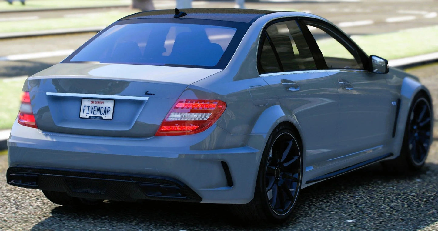 (Unbranded) 2012 Mercedes-Benz C63 AMG Coupe Black Series Police Modern Lights | Versus