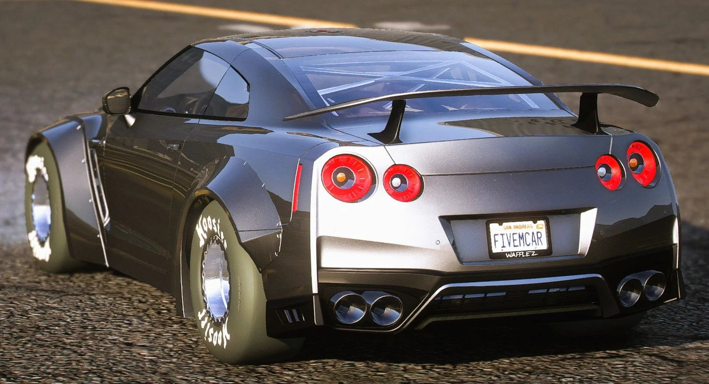 (Unbranded) 2017 Nissan GTR Twin Turbo Drag (Armored ) | Wafflez