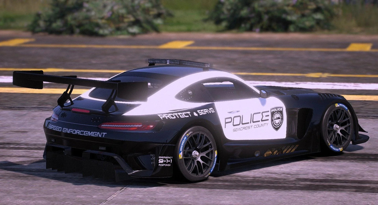 (Unbranded) 2020 Mercedes Benz AMG GT3 Police | HFM