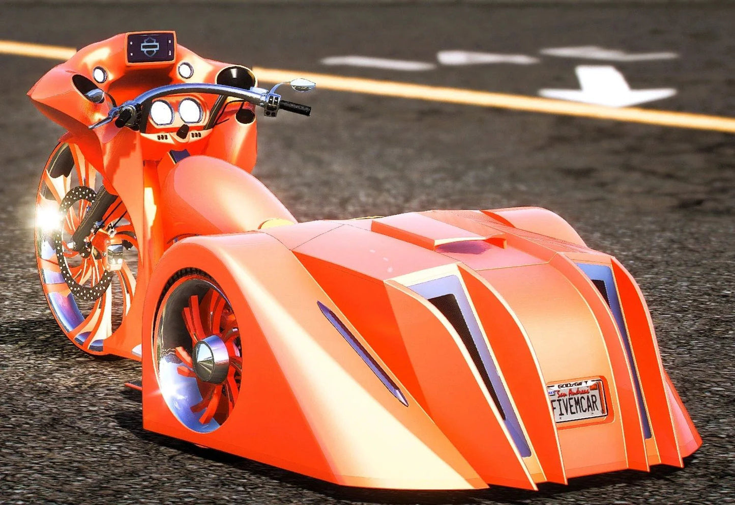 (Unbranded) Bagger Trike With Working Speakers | GG