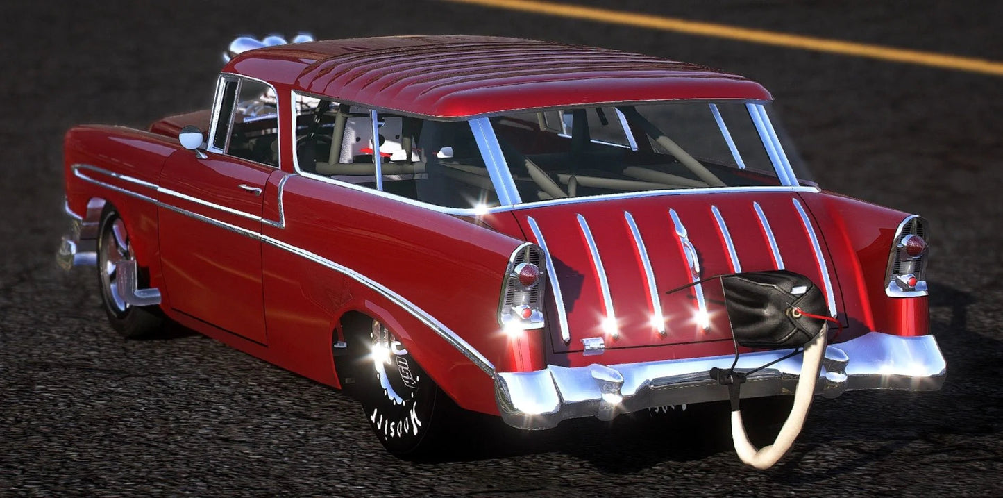 (Unbranded) Chevy Belair Wagon Drag | Kijunomad
