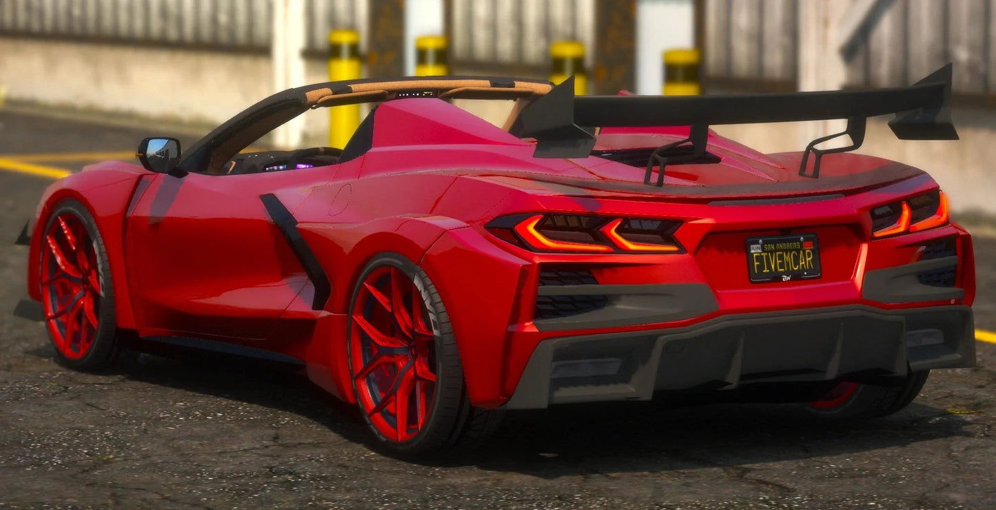 (Unbranded) Chevrolet Corvette C8 Widebody Auto Roof | Lee Customs