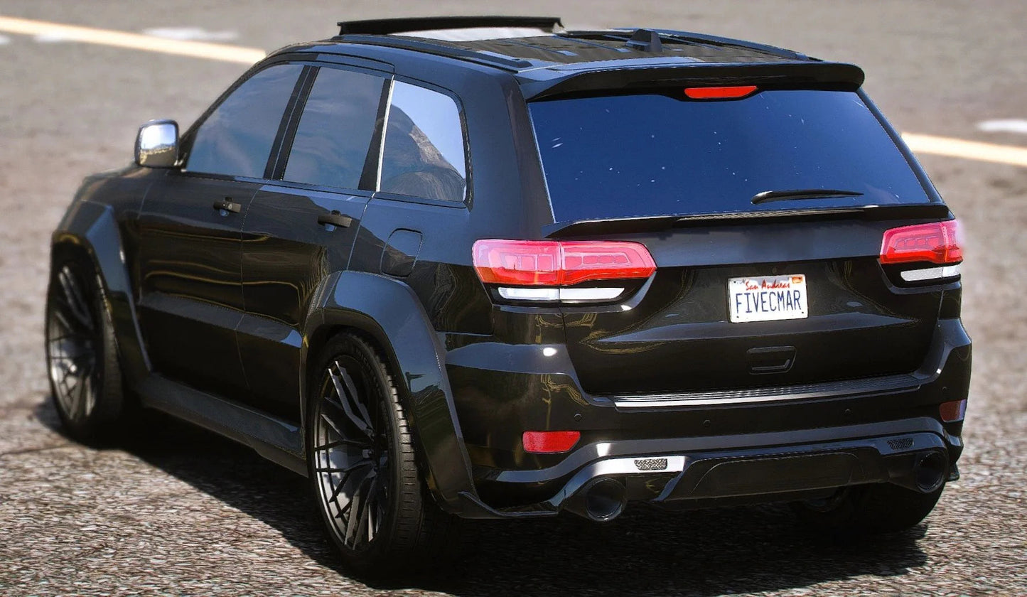 (Unbranded) Custom 2023 Jeep Grand Cherokee "Rhino_srt8" Replica | 4K Customs