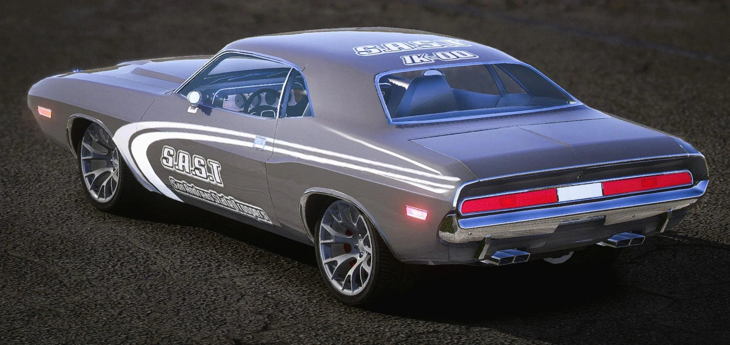 (Unbranded) Dodge Challenger 1970 Police | Leo
