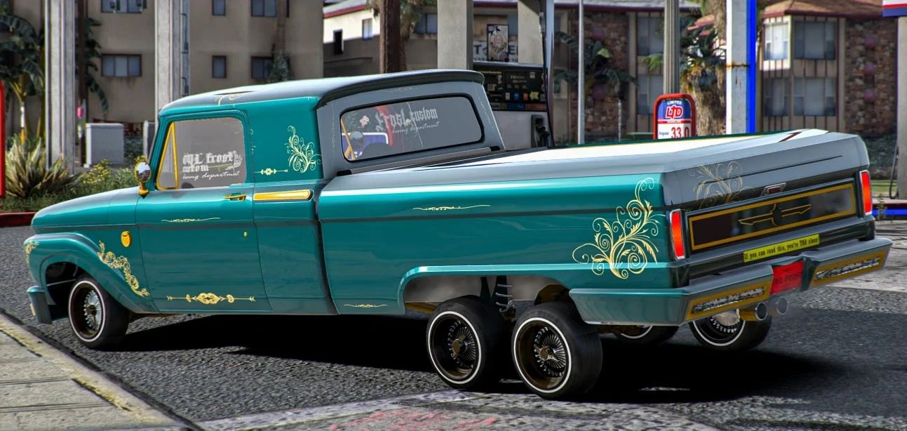 (Unbranded) Ford F100 6x6 Lowrider | Owl Frost