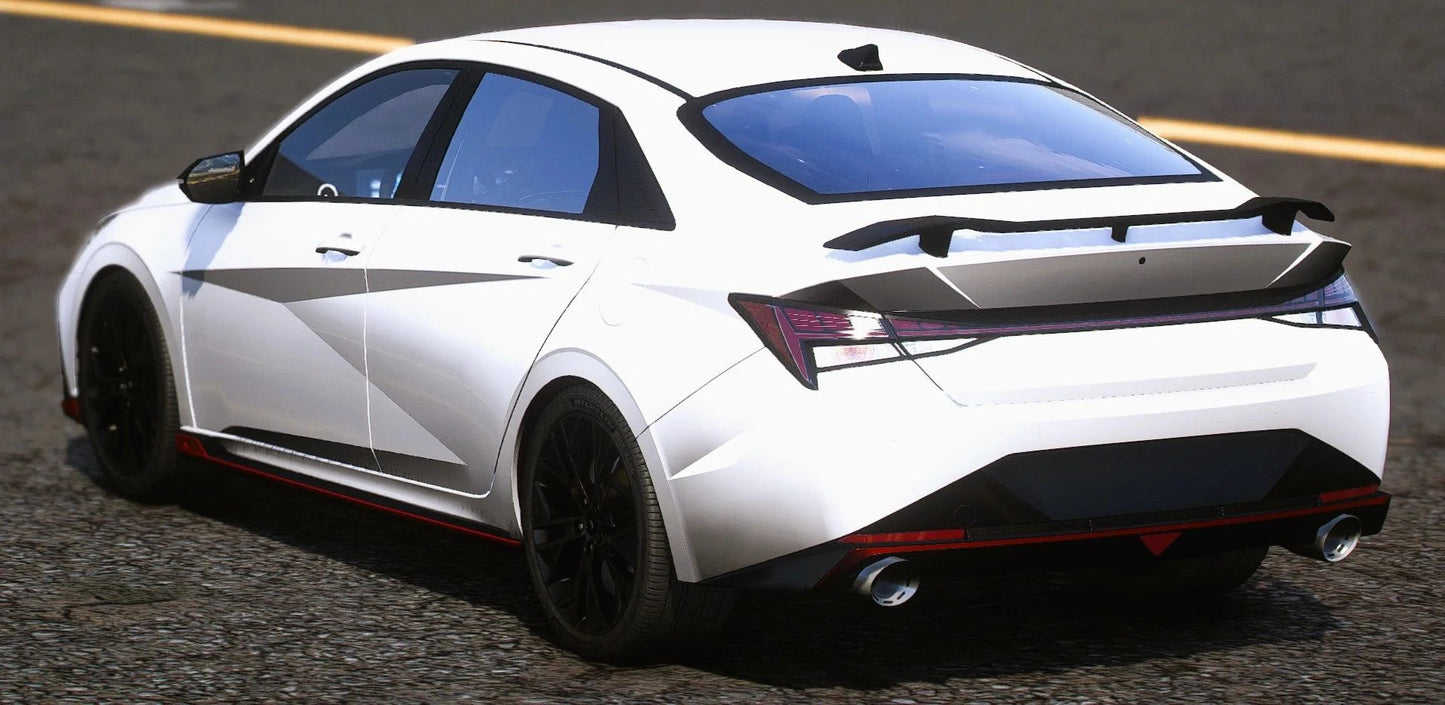(Unbranded) Hyundai Elantra N 2022 | IKX3 Mods