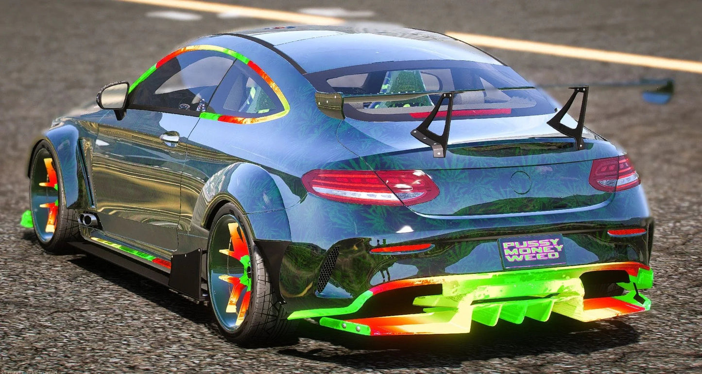 (Unbranded) Mercedes C63s Weed Edition | Bre Customs