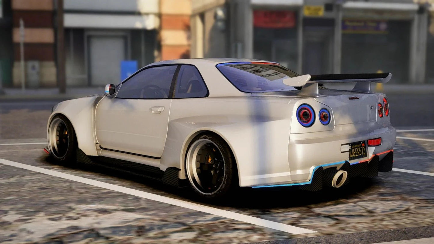 (Unbranded) Nissan GTR R34 PD Modern Lights | NM