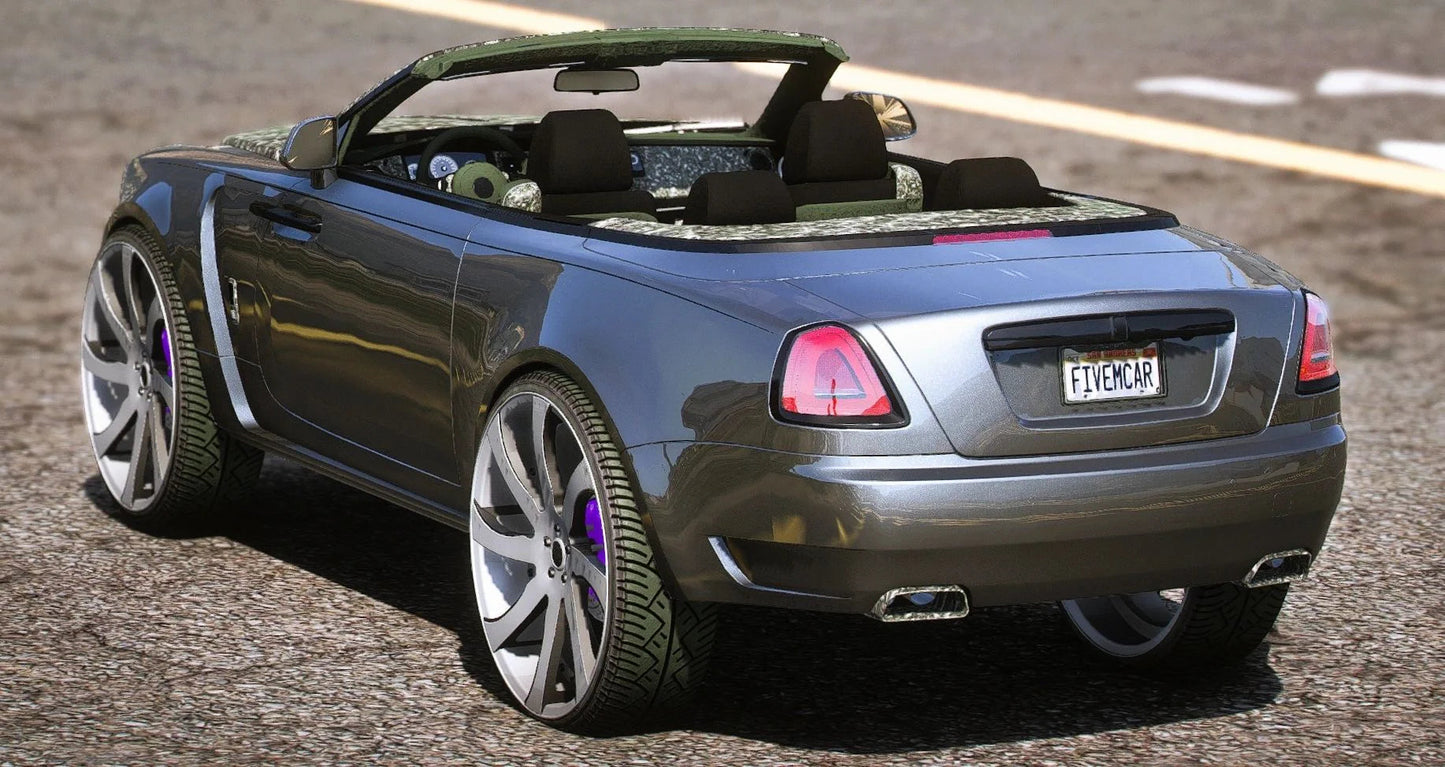 (Unbranded) Rolls Royce Dawn on Dub Rims | Bondie