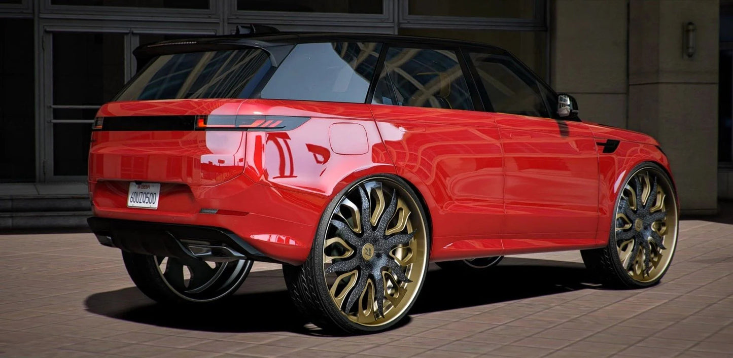 (Unbranded) Range Rover Sport on Diamond Wheels Donk | GZ Customs