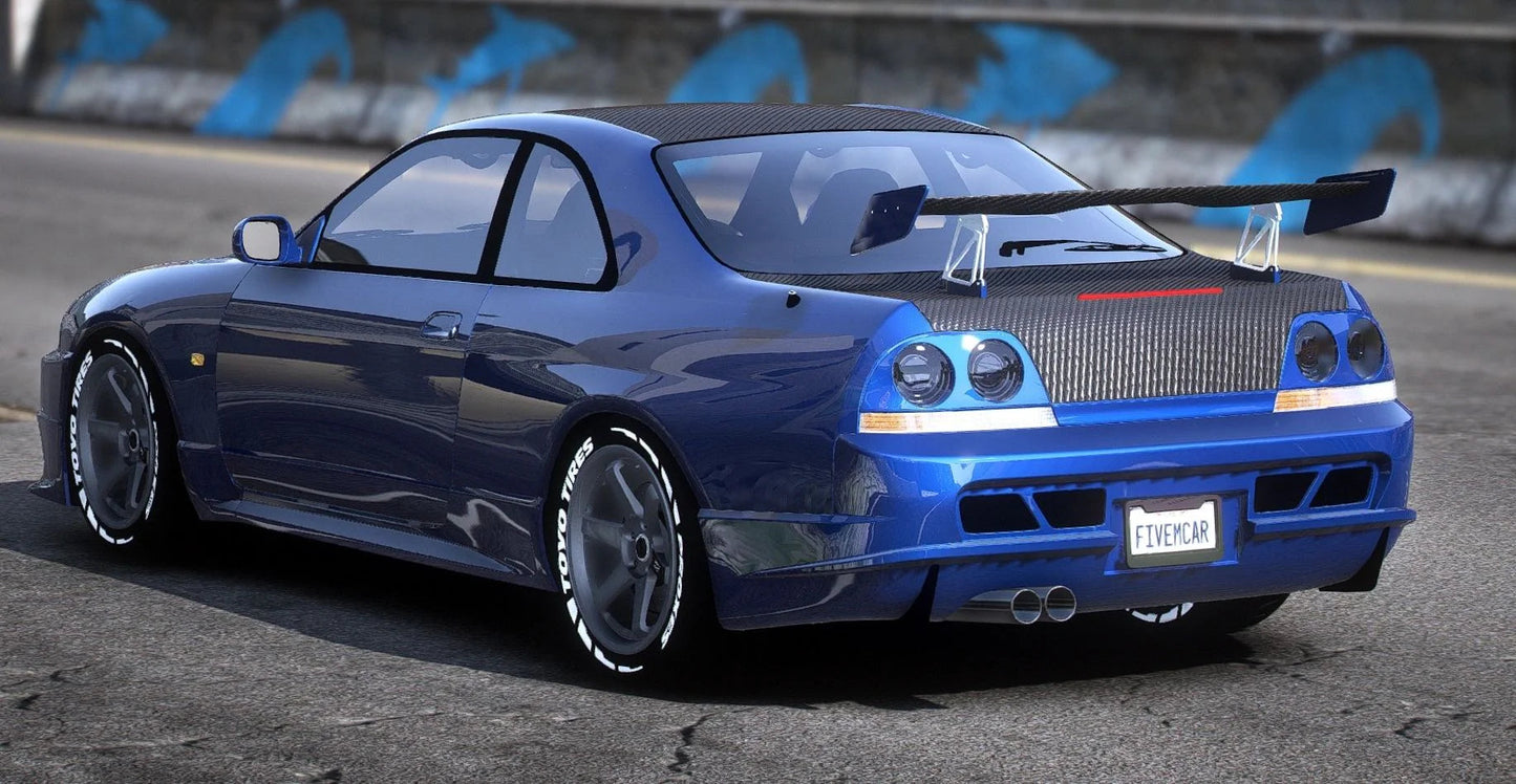 (Unbranded) Sharingan Nissan R33 V-Spec | 4K Customs