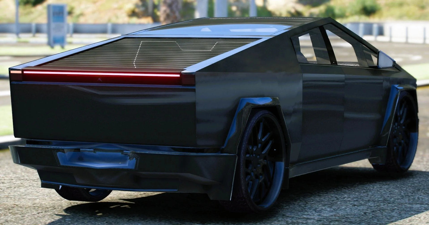 (Debadged) Tesla Cybertruck on Forgiatos (Bulletproof) | PNUT Customs