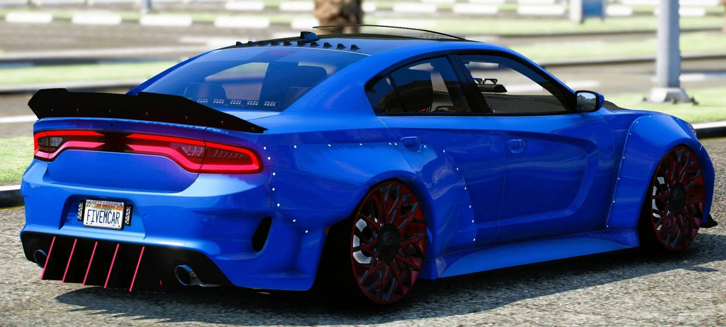 (Unbranded) Unmarked PD Dodge Charger Ghoul V2 on Blocca Forgiatos (Armored )