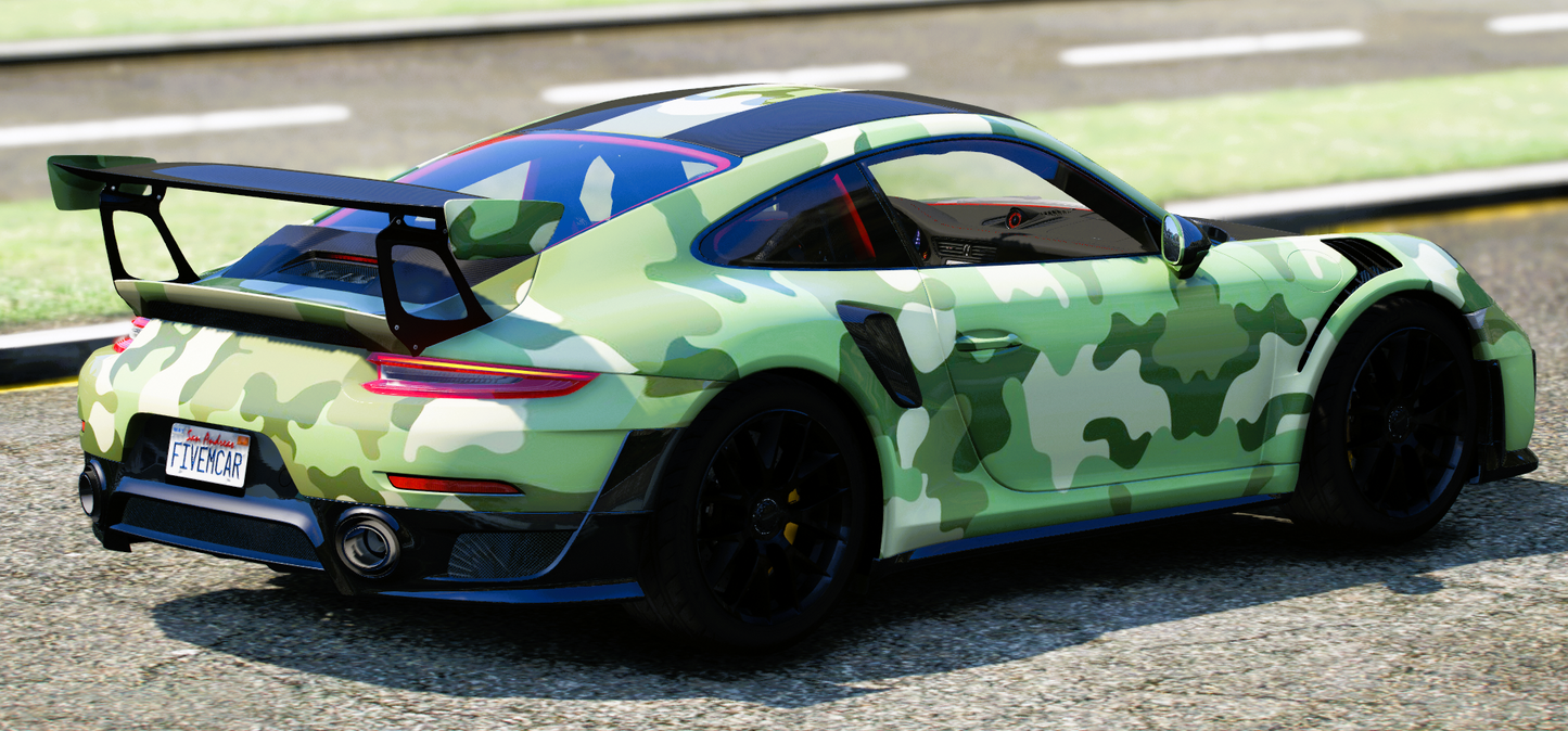 (Unbranded) Porsche 991 GT2 RS "Camo" | CFF