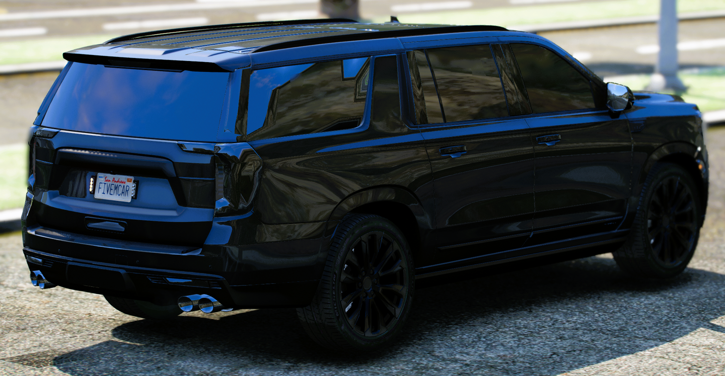 (Unbranded) GMC Yukon XL Blacked 2023 Unmarked PD (Armored ) | Tony´s Custom