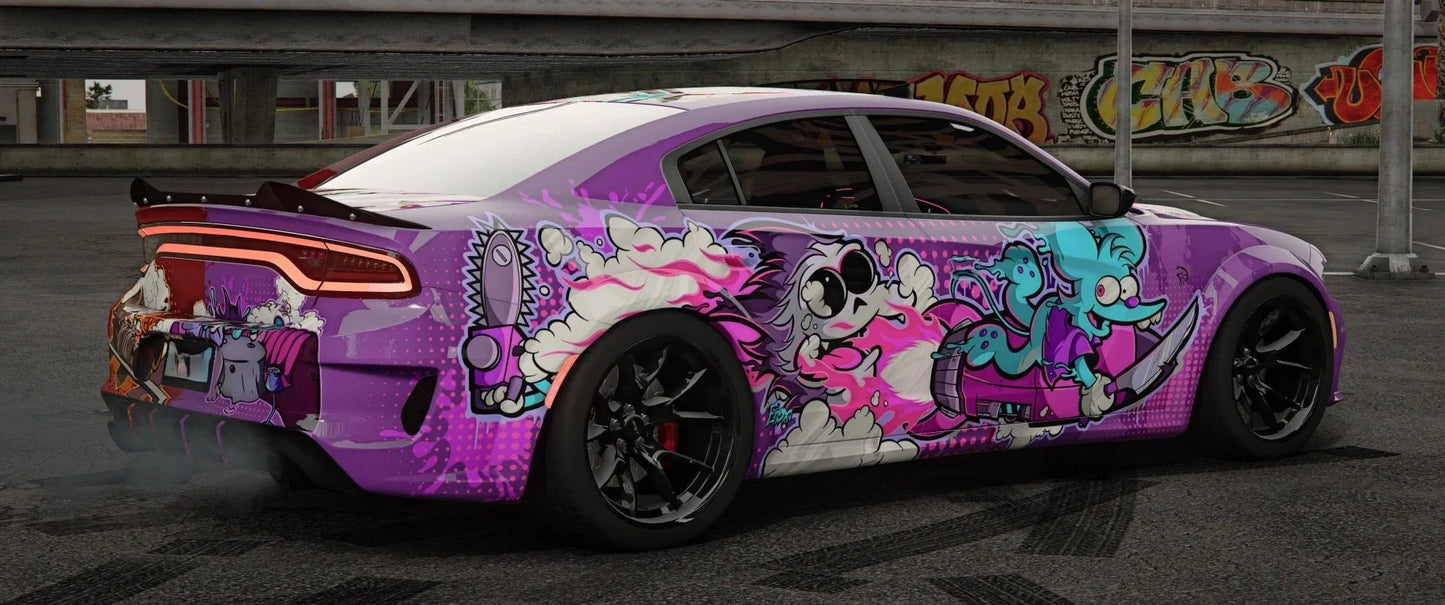 Dodge Charger Block Party (Animated Sunroof + 6 Seater, Seats On Hood And Trunk) | TakeOver GRG