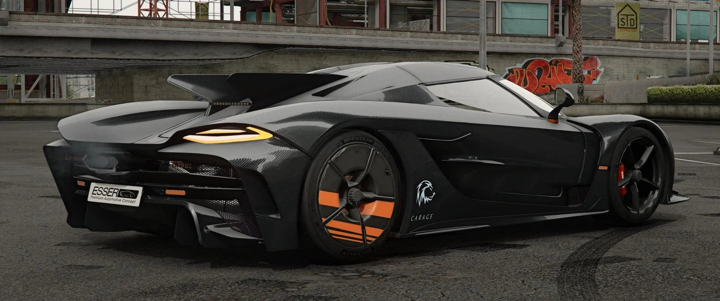 Koenigsegg Jesko ABS Lemans Ghost | Labr33