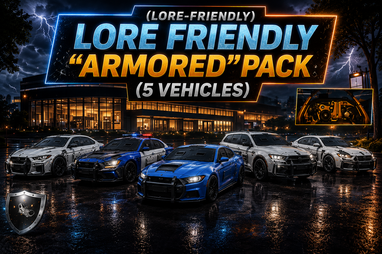 (Lore-Friendly) "Armored" Pack (5 Vechicles)