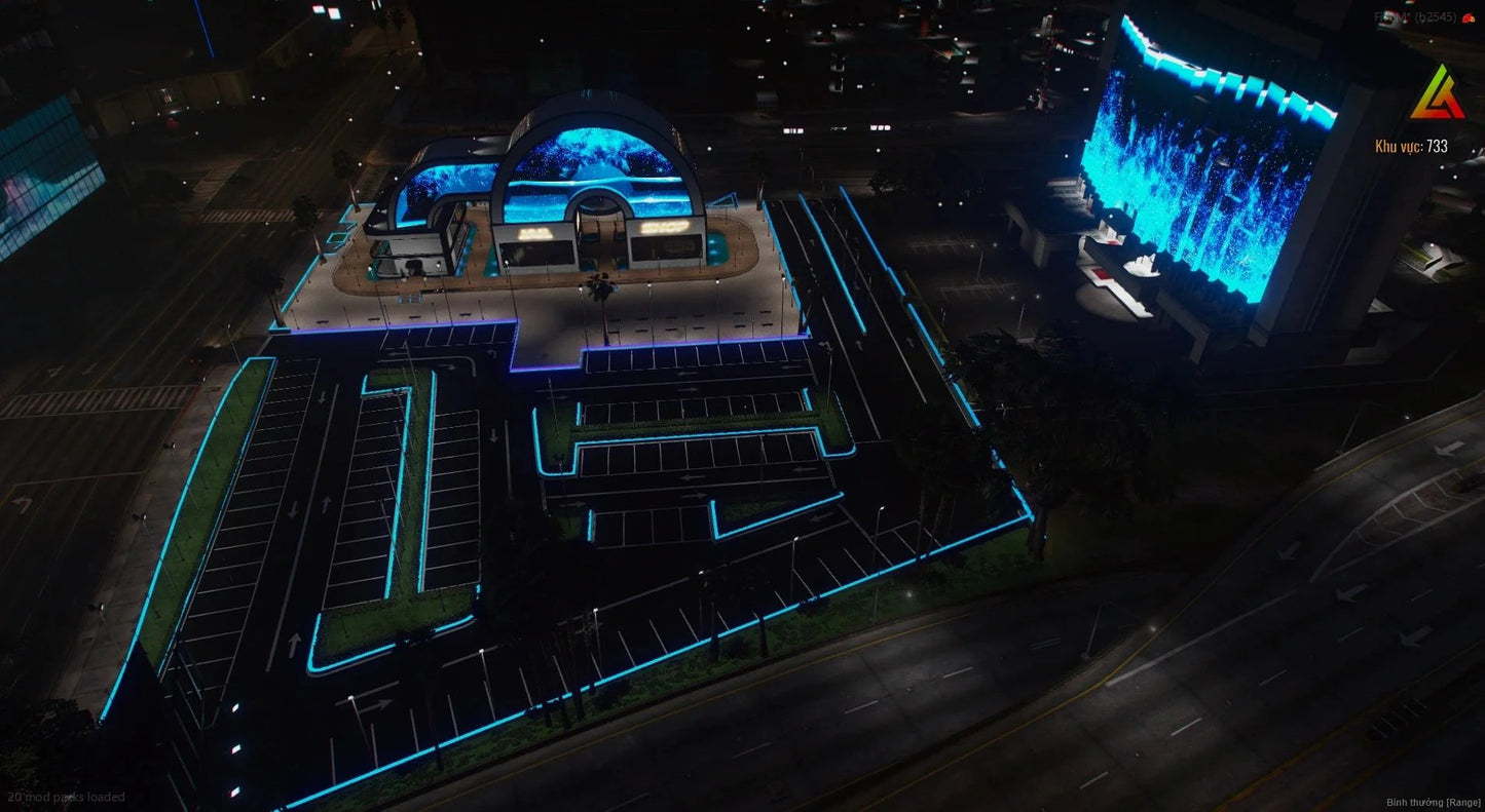 Futuristic Square (Garage)