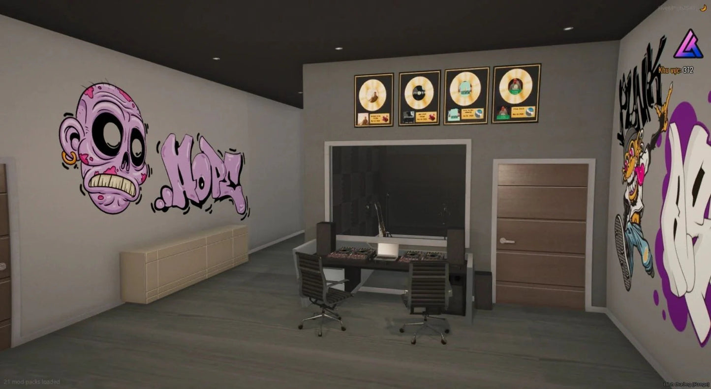 Interior - Radio Station Interior & Exterior Overview