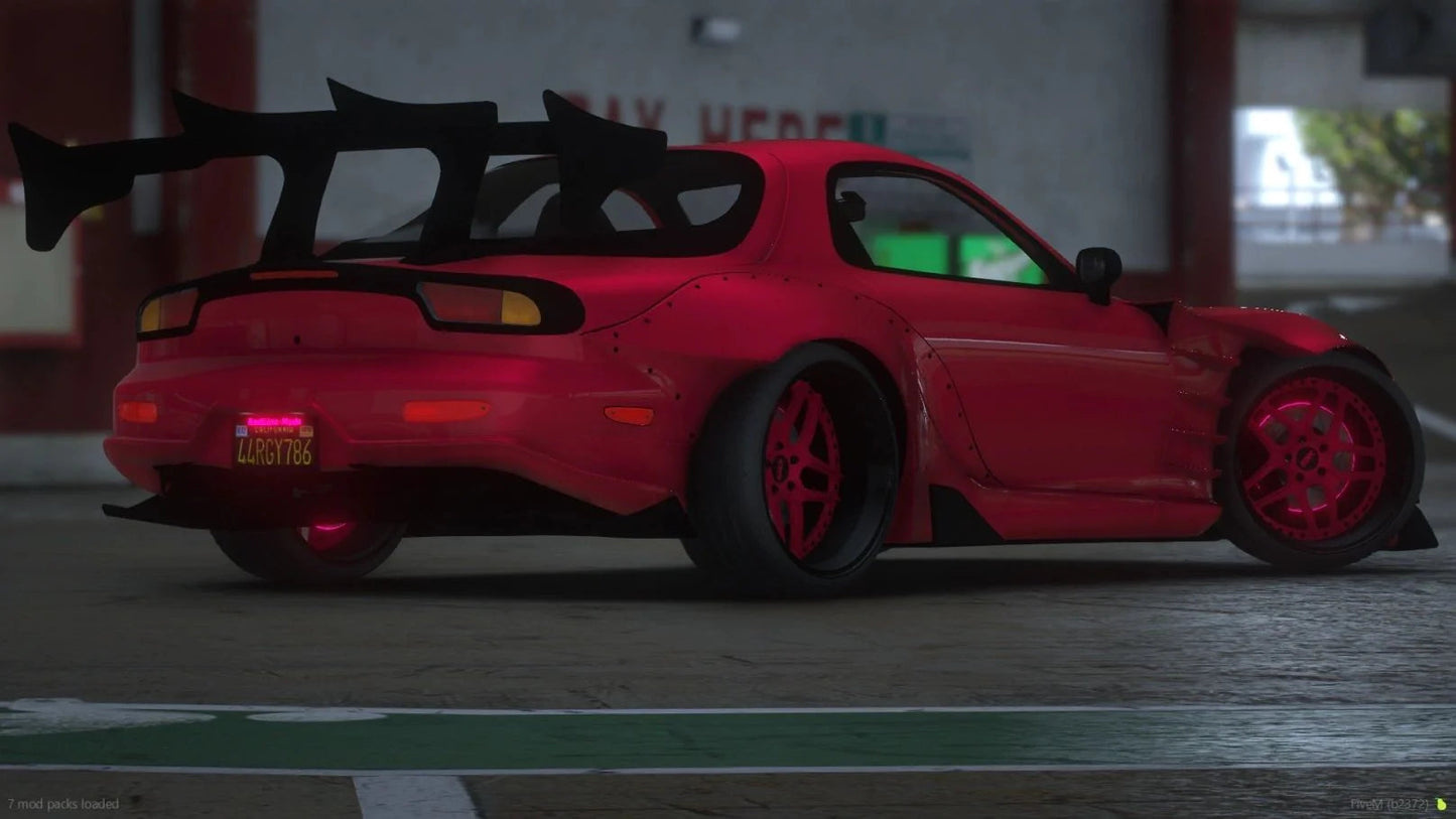 Mazda Rx7 Widebody LED Glow Edition | Tora