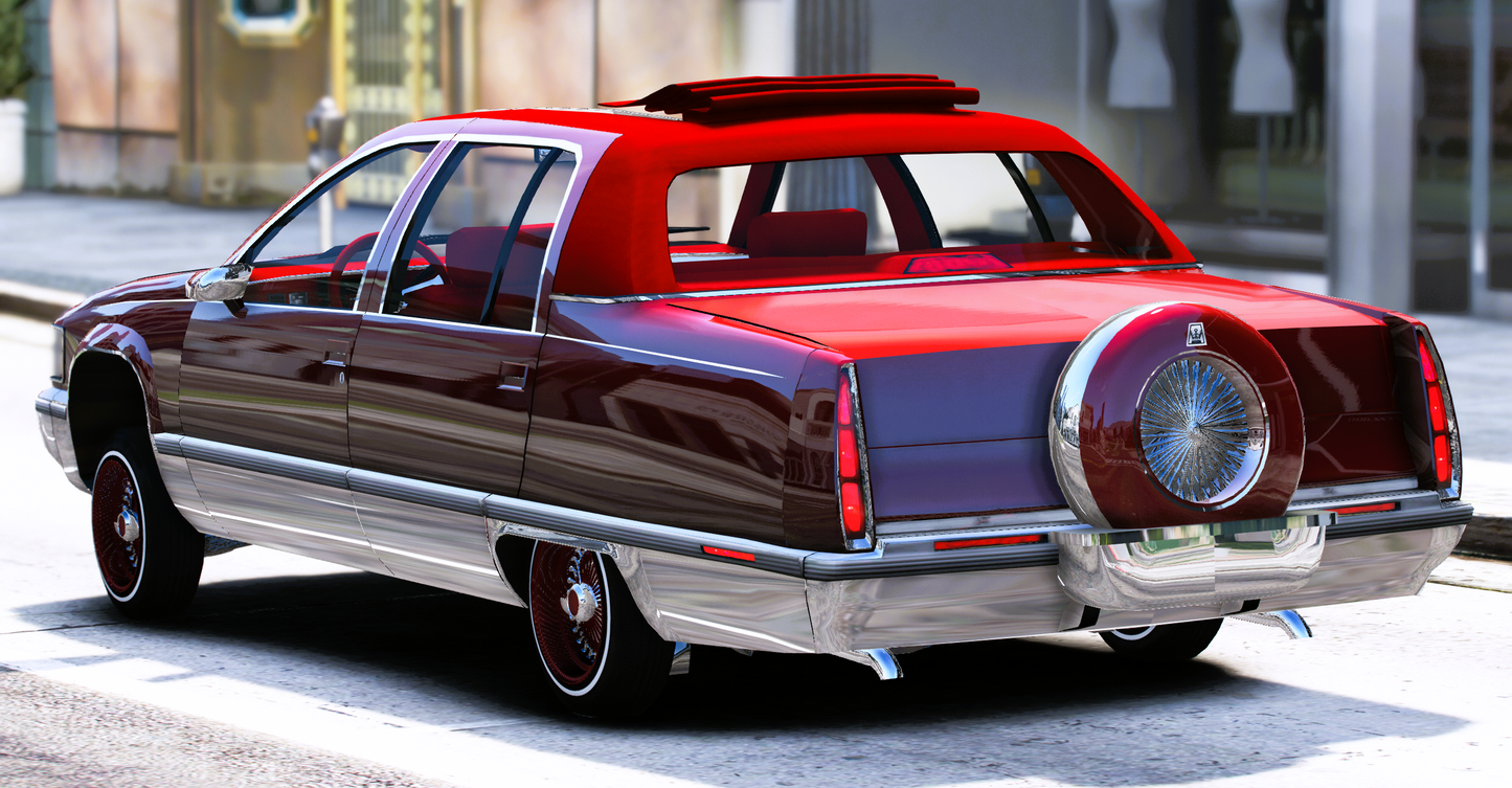 (Rebranded) 1993 Cadillac Fletwood Broghum Lowrider