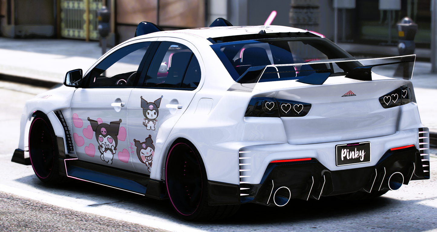 (Rebranded) Mitsubishi Lancer Evolution X FR-400 Pinky
