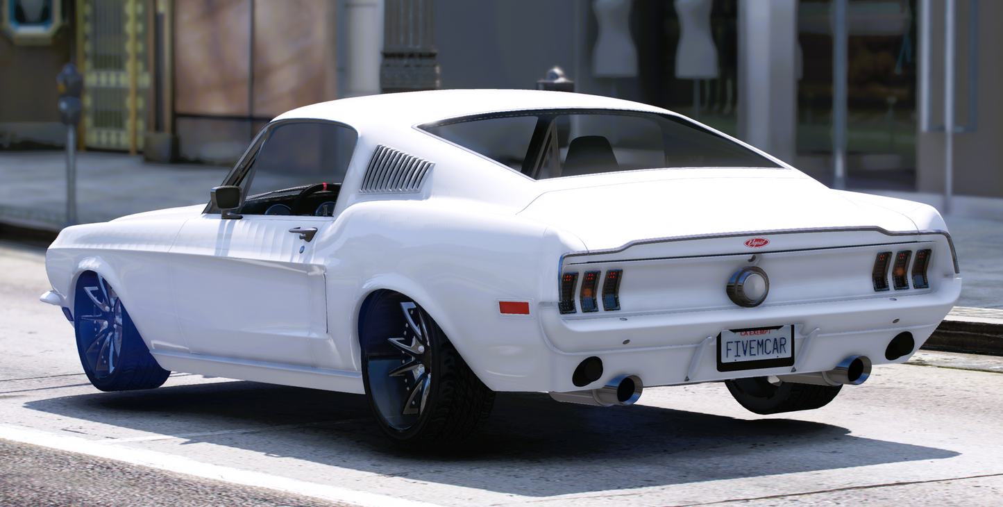 (Rebranded) 1969 Ford Mustang Cobra Slider Modern Interior Swap