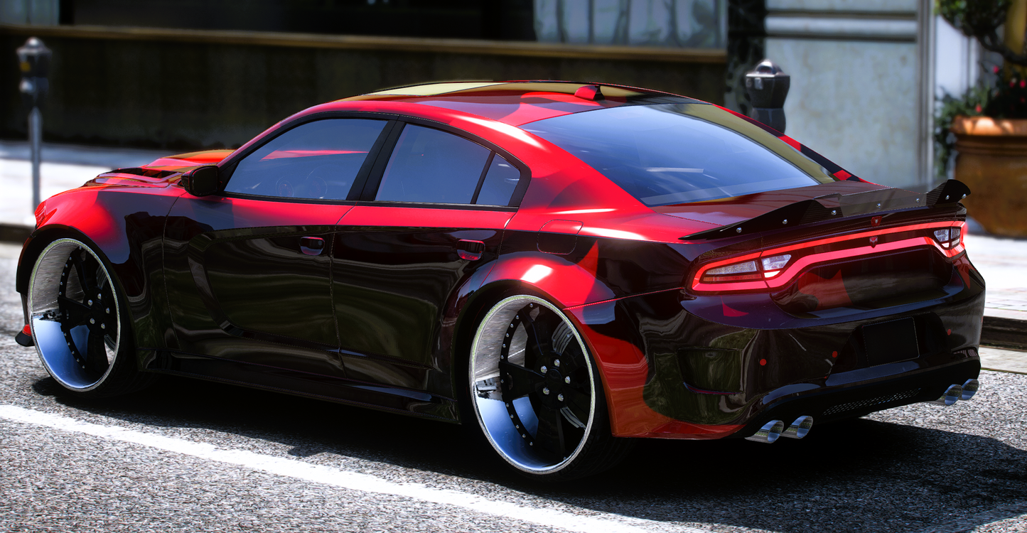 (Rebranded) Dodge Charger SRT Camo On Forgiato Aguzzos With Lambo Doors | Performance Build