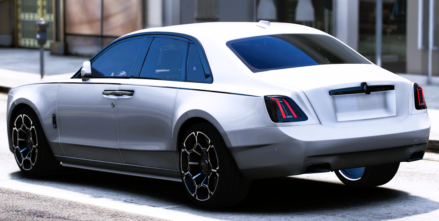(Rebranded) 2025 Rolls Royce Ghost Black Badge (Animated Spirit Of Ecstasy)