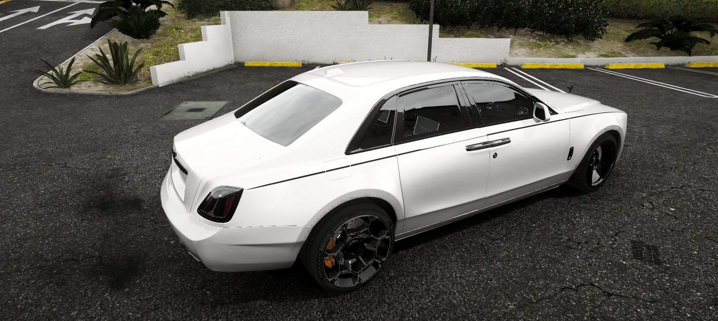 (Unbranded) 2025 Rolls Royce Ghost Black Badge (Animated Spirit Of Ecstasy) | OYC