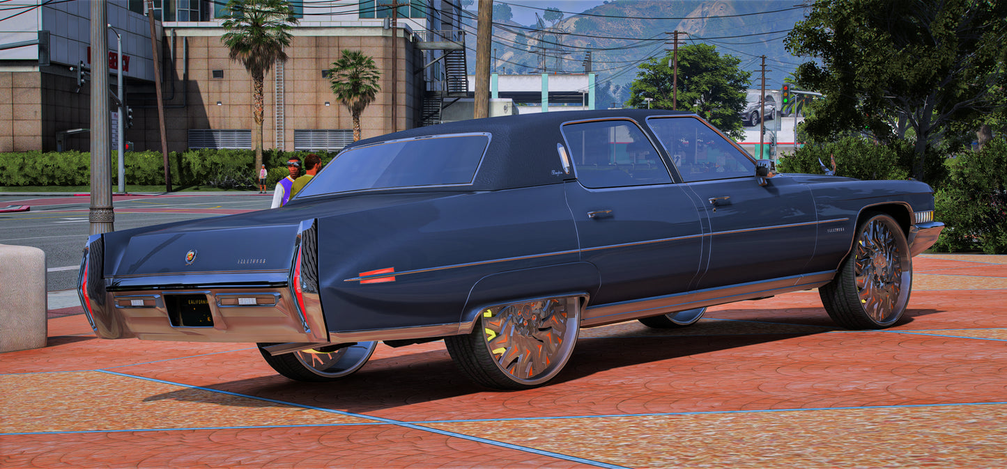 Cadillac Fleetwood on Rucci Forged