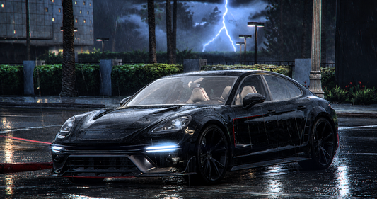 PANAMERA MANSORY 911 TARGA (Animated lights and roof) ) by XSIGI