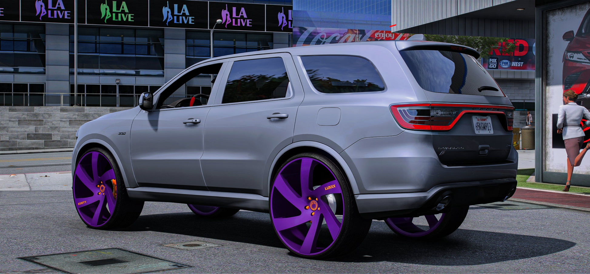 2018 Dodge Durango SRT 392 on 26" Luxxx | Bleed