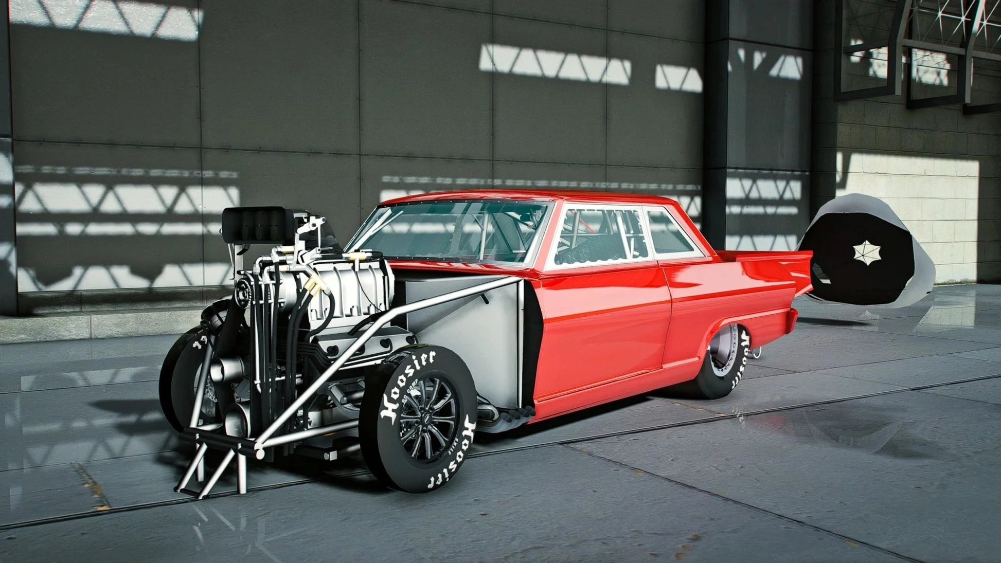1963 Chevrolet Chevy II Nova Blower Big Tire | Mercury66