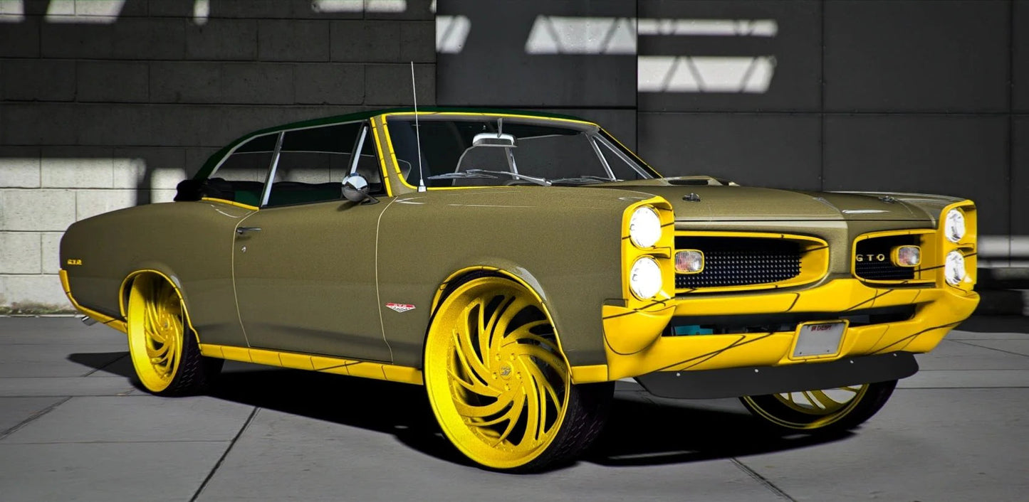 1966 Pontiac GTO Gold Donk | Hardie
