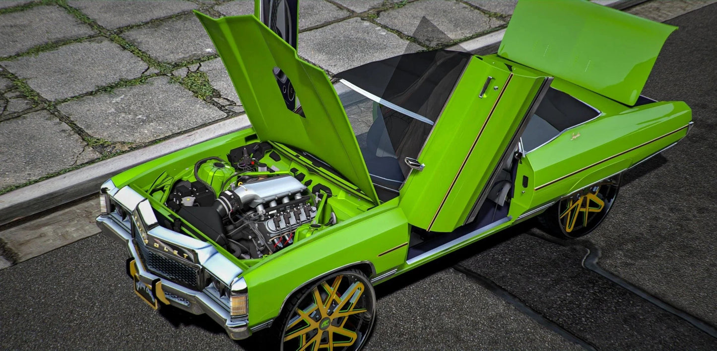 1971 Chevy Impala Vert On Armani Forged | One Deep