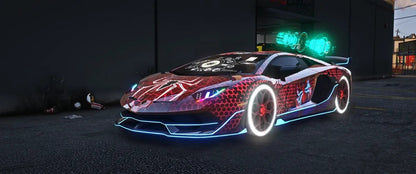 Lamborghini Aventador SVJ Roadster (Dynamic Lights) | Extra Builds