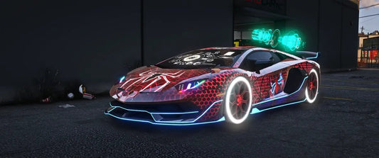 Lamborghini Aventador SVJ Roadster (Dynamic Lights) | Extra Builds