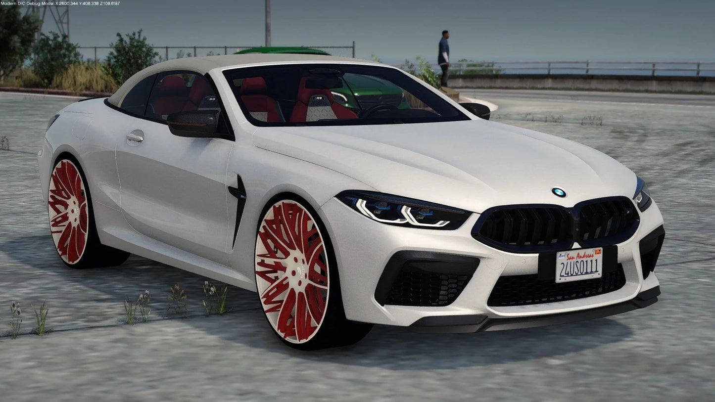 2020 BMW M8 Cabriolet on 26s Forgis (Convertible) | Nukem Customs