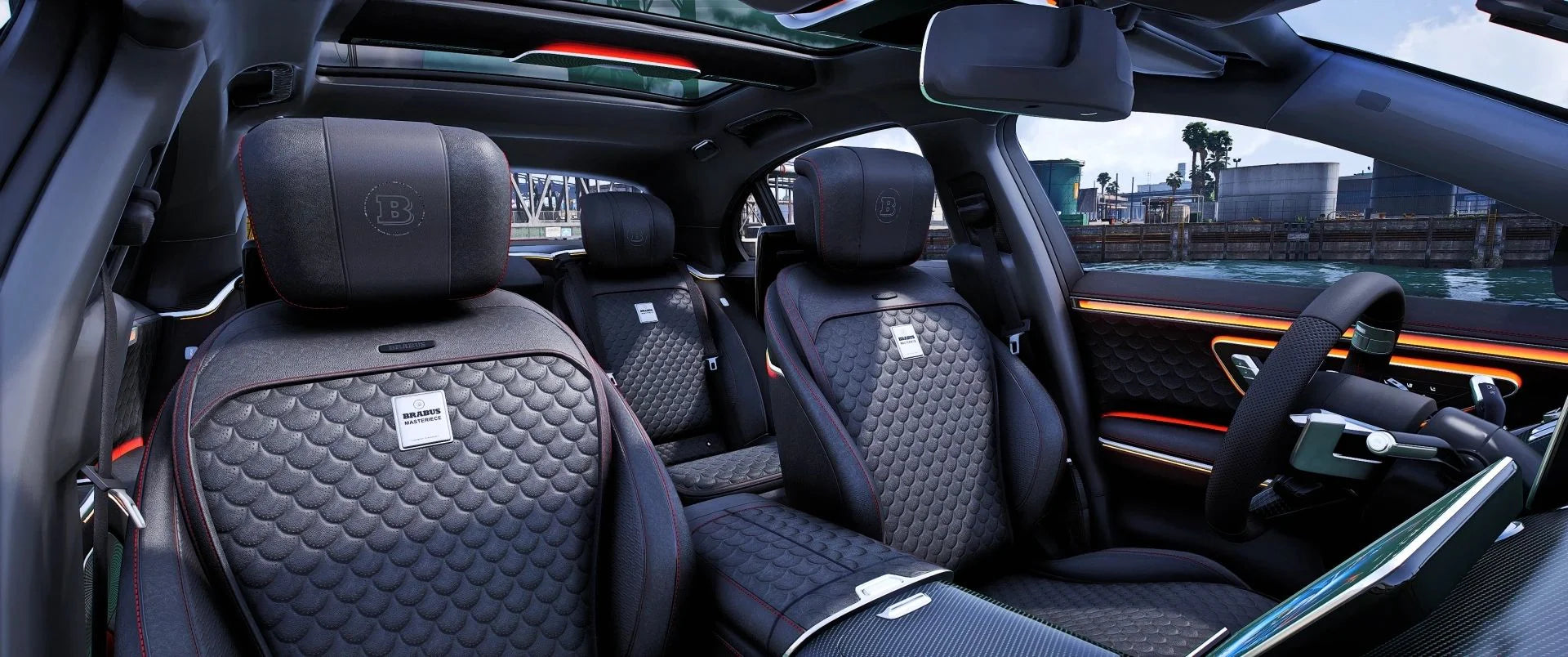 2024 Mercedes AMG S63 Brabus 930 (Animated Sunroof) | Vakillas Mods
