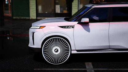 2025 Infiniti QX80 On 30" Forgiatos With Animated Sunroof (Bulletproof) | PNUT CUSTOMS